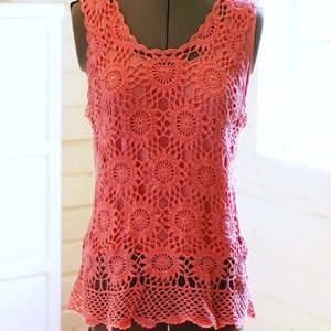 Joseph A. XL Pink Blouse